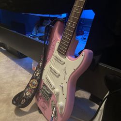 Fender Mini Squier Pink
