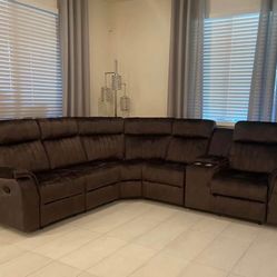 Dark Grey Sectional Sofa 