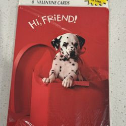 8 St. Valentine’s Full Size Greeting Cards 