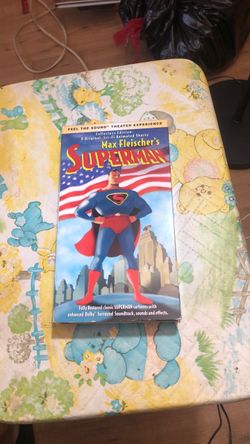 Superman 1940s Cartoon VHS by Max Fleischer