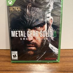 Metal Gear Solid Snake Eater Xbox Brand New Sealed Game