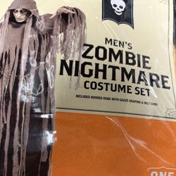 NEW Men’s Zombie Nightmare Halloween Costume Set