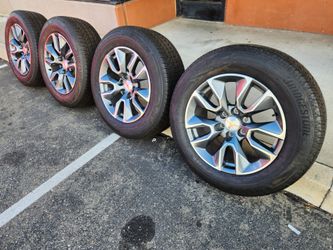 20" CHEVY TAHOE WHEELS AND TIRES