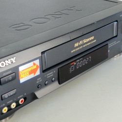Sony Hi-Fi Stereo VCR VHS Player Recorder 