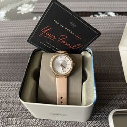 Pink Fossil Watch