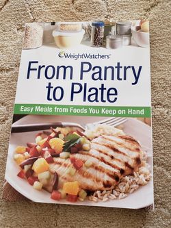 Weight Watchers book FROM PANTRY TO PLATE Points Plan food guide meals recipes