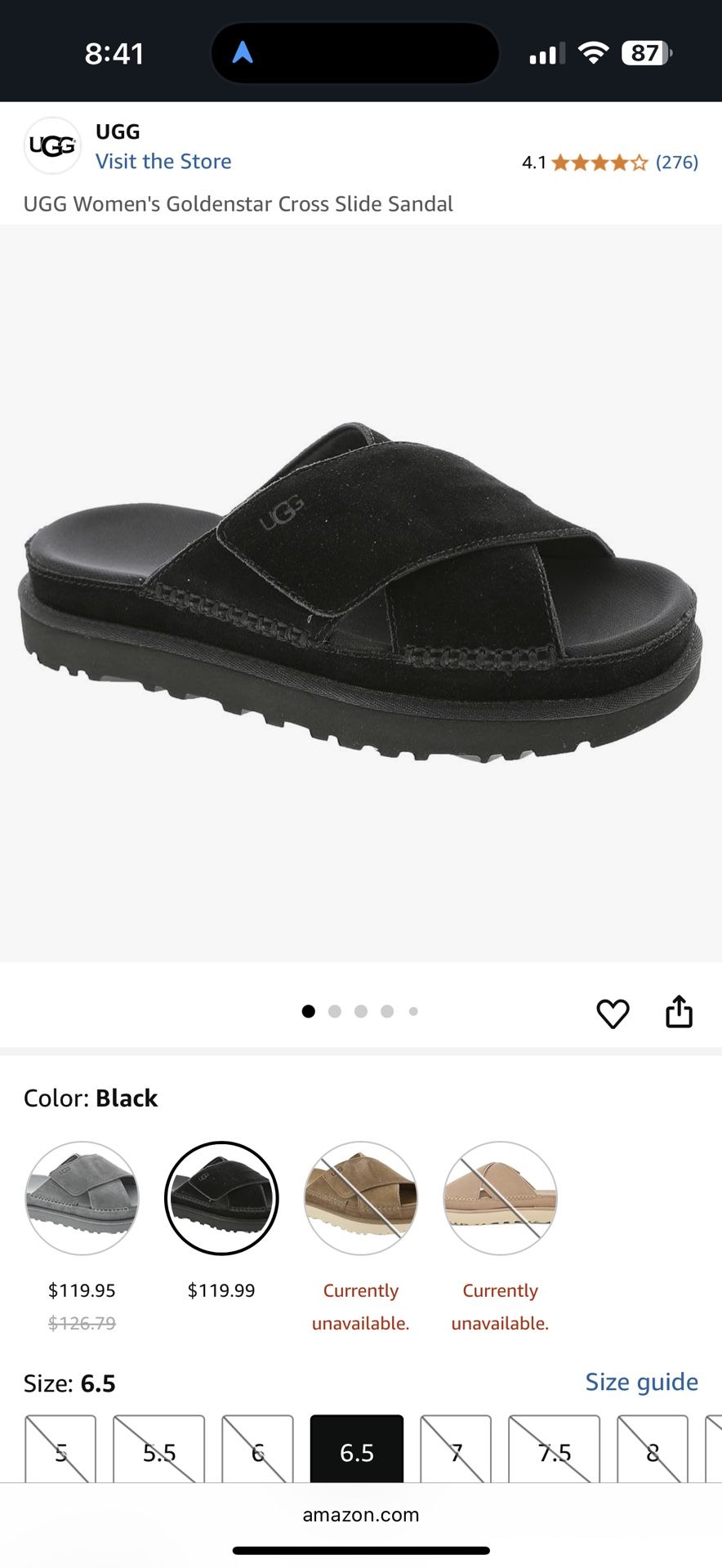 Ugg goldenstar sandal