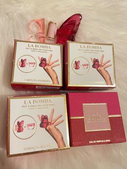 Carolina Herrera La Bomba Mini EDP & Ring Set x4