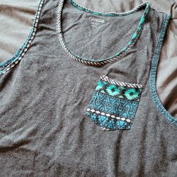(Worn 1x) Men's Size Small Grey Tanktop