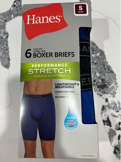 Hanes boxer briefs performance stretch small