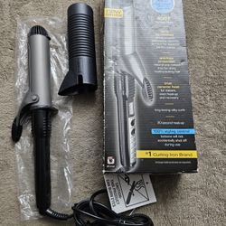 NEW!! Infiniti Pro by Conair Nano Tourmaline Ceramic Curling Iron; 1 1/2"... $20