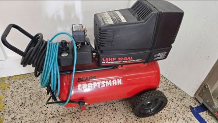 Craftsman 12 Gallon 1.5 HP Air Compressor – 125 PSI – With Hoses