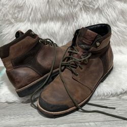 Keen Brown Leather Lace Up Hiking Boots size 11 