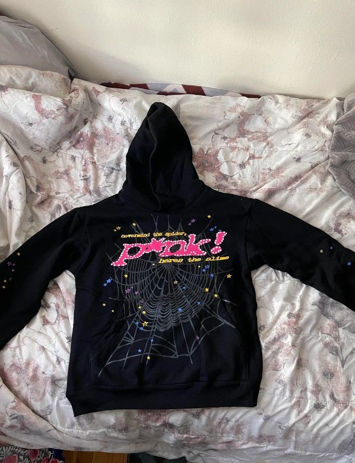 Black Pink Sp5der Hoodie