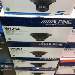 Alpine W12s4 On Sale Today For 69.99
