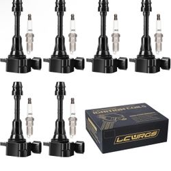 Set of 6 Ignition Coil Pack and Spark Plugs