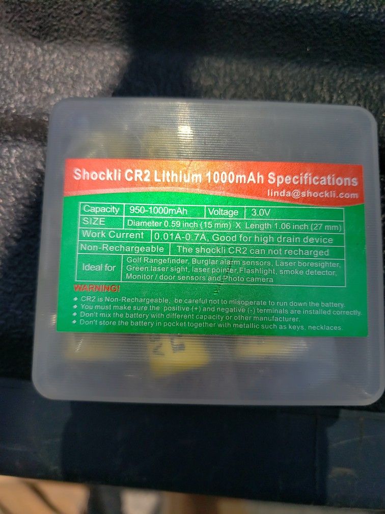 CR2 Lithium 1000mah Battery