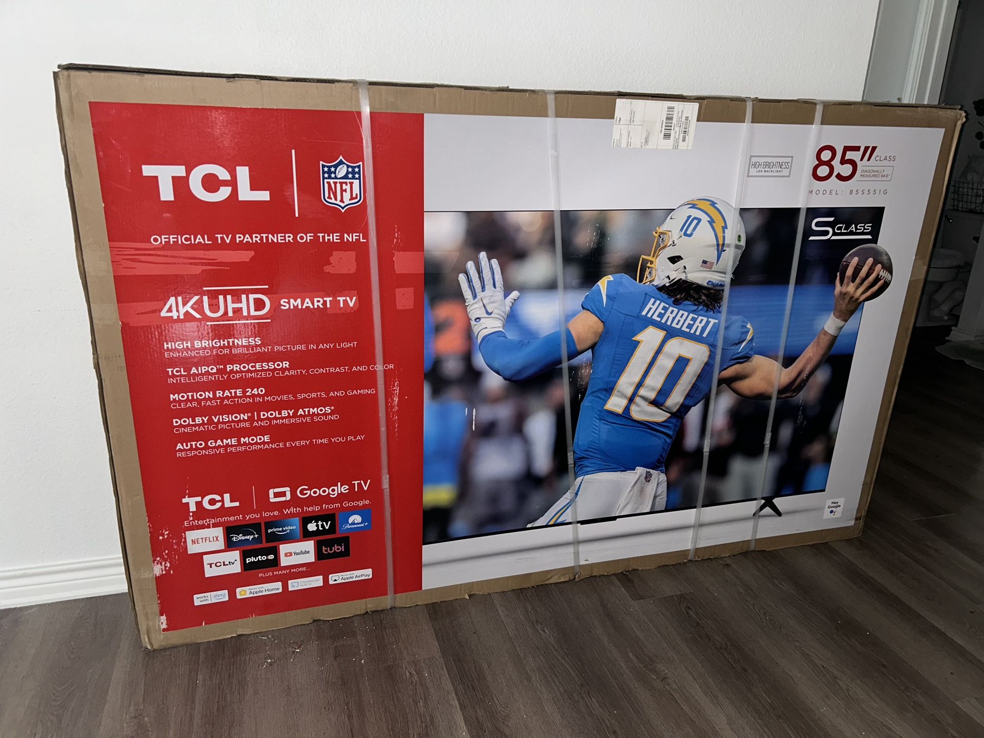 TCL 85in TV MODEL 855551G