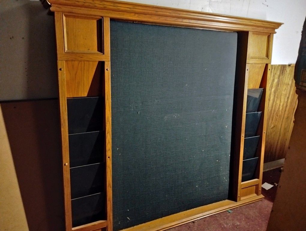 a Wooden display Case