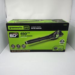 Greenworks 60V 450 CFM Cordless Leaf Blower