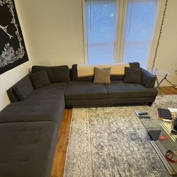 Grey Sectional Couch