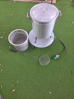 Propane burner an pot