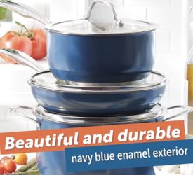 Hermoso Set De Olla 6qt Sartén Hondo 3qt Y Sarten De 10 Nuevo Princes House