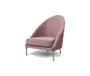 Purple Velvet Accent Chair