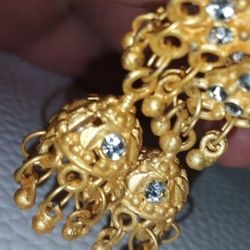 Beautiful Golden Earrings 