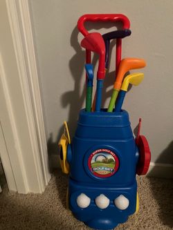 Kids Toy Golf Set with Cart