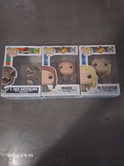 3 Jurrassic Funko Pops!