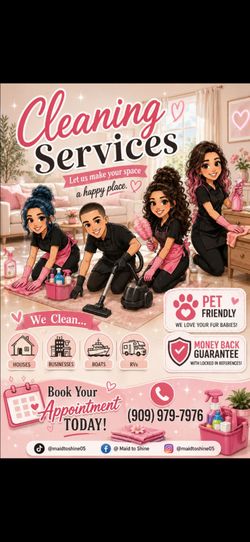 INDEPENDENT CLEANING SERVICES!