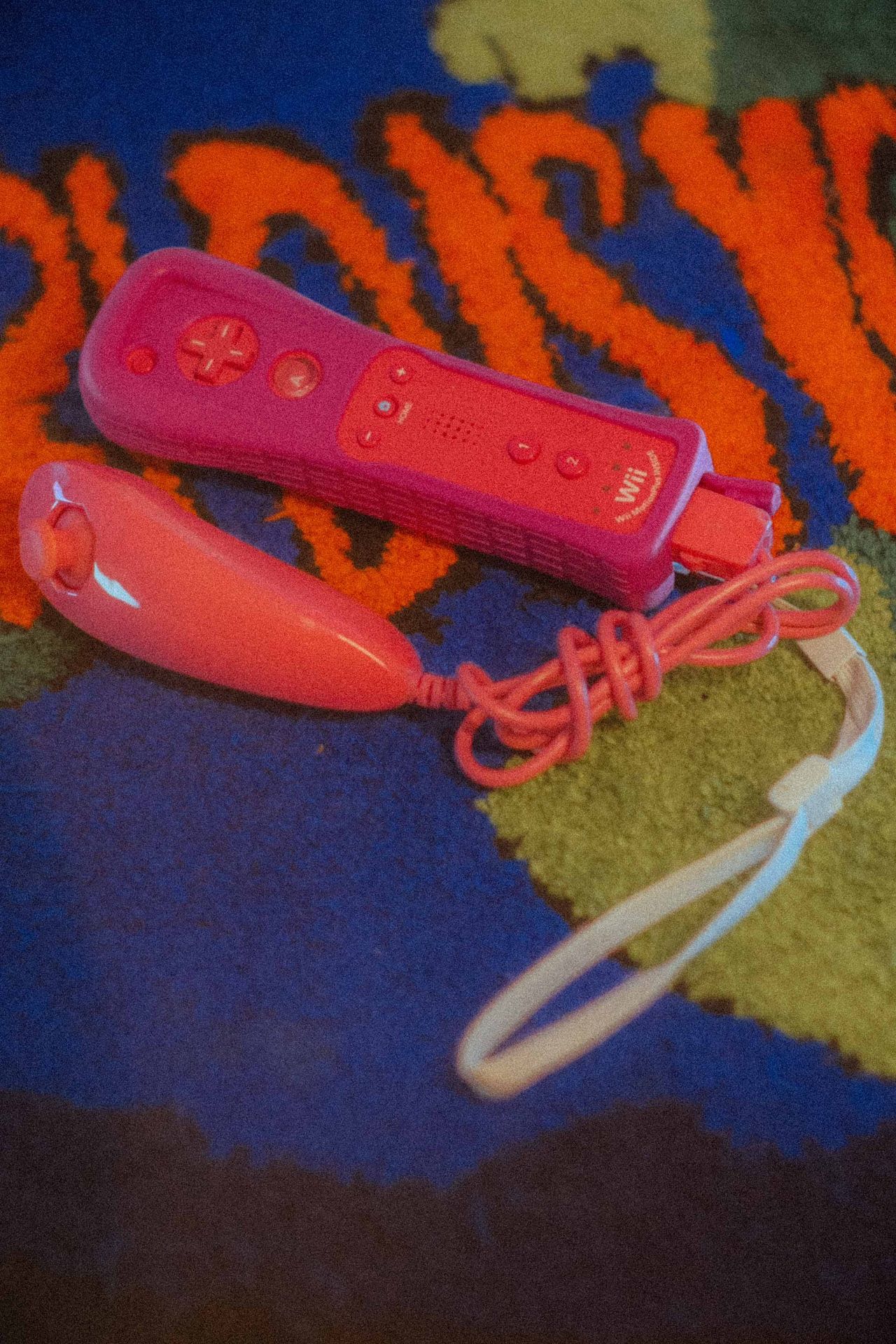 Wii Pink Controller Set