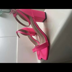 Neon Pink Heels 