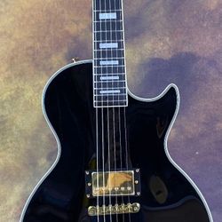 Les Paul Custom Black Beauty Single PU Gibson Replica Chibson NEW 8pd
