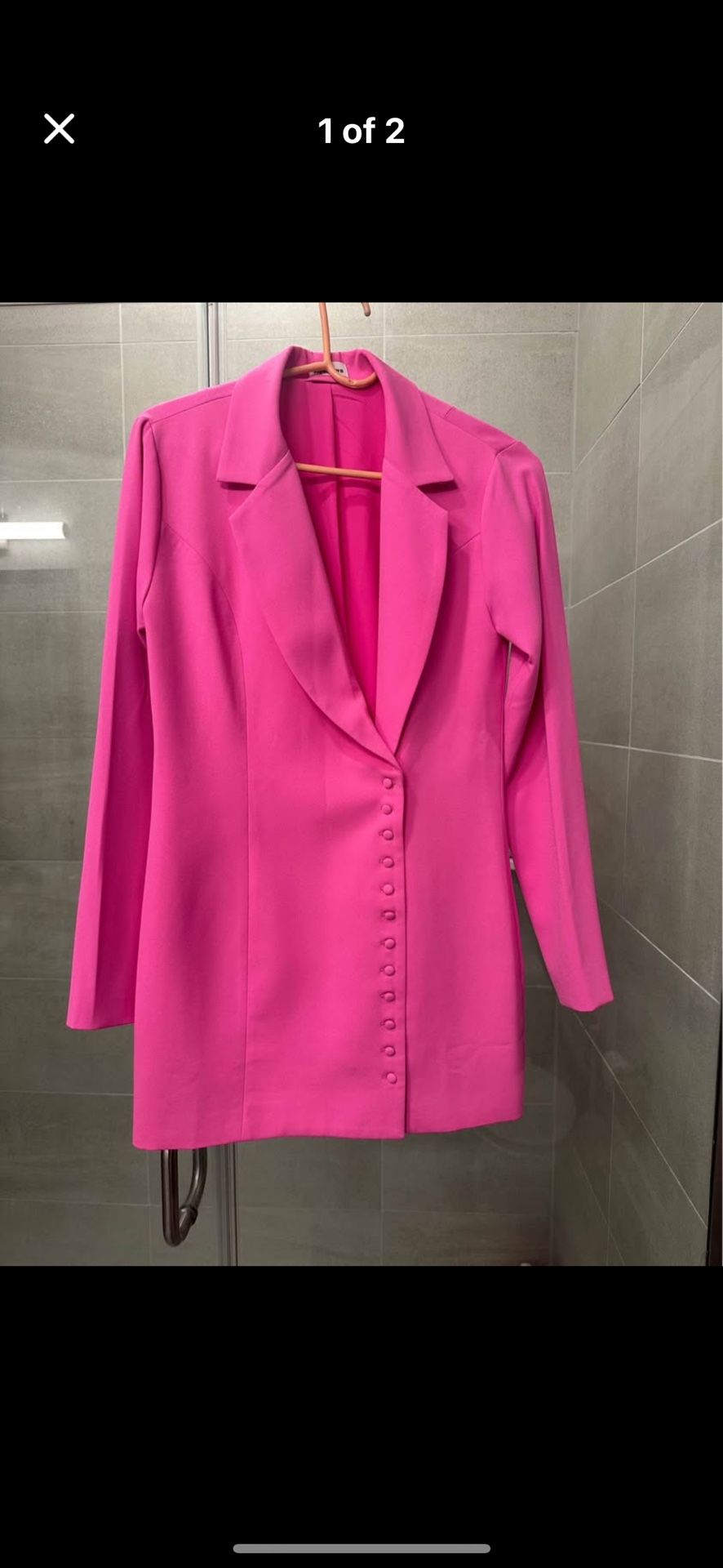 Small Pink Blazer Dress