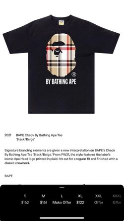 A Bathing Ape Bape Check By Bathing Ape Tee