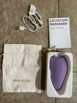 Momcozy warming lactation massager in lilac