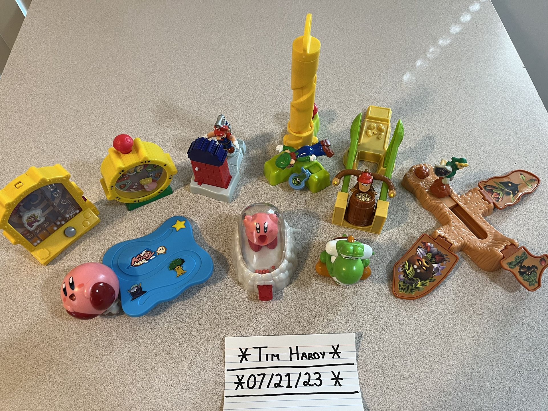 Nintendo Superstars Burger King Toys 2002
