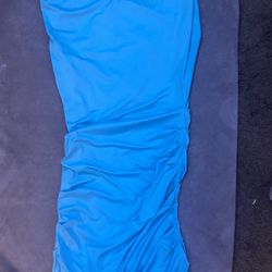 Blue dress