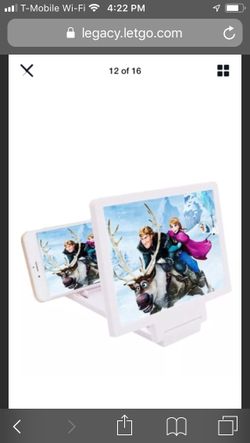 3-D mobile phone screen enhancer