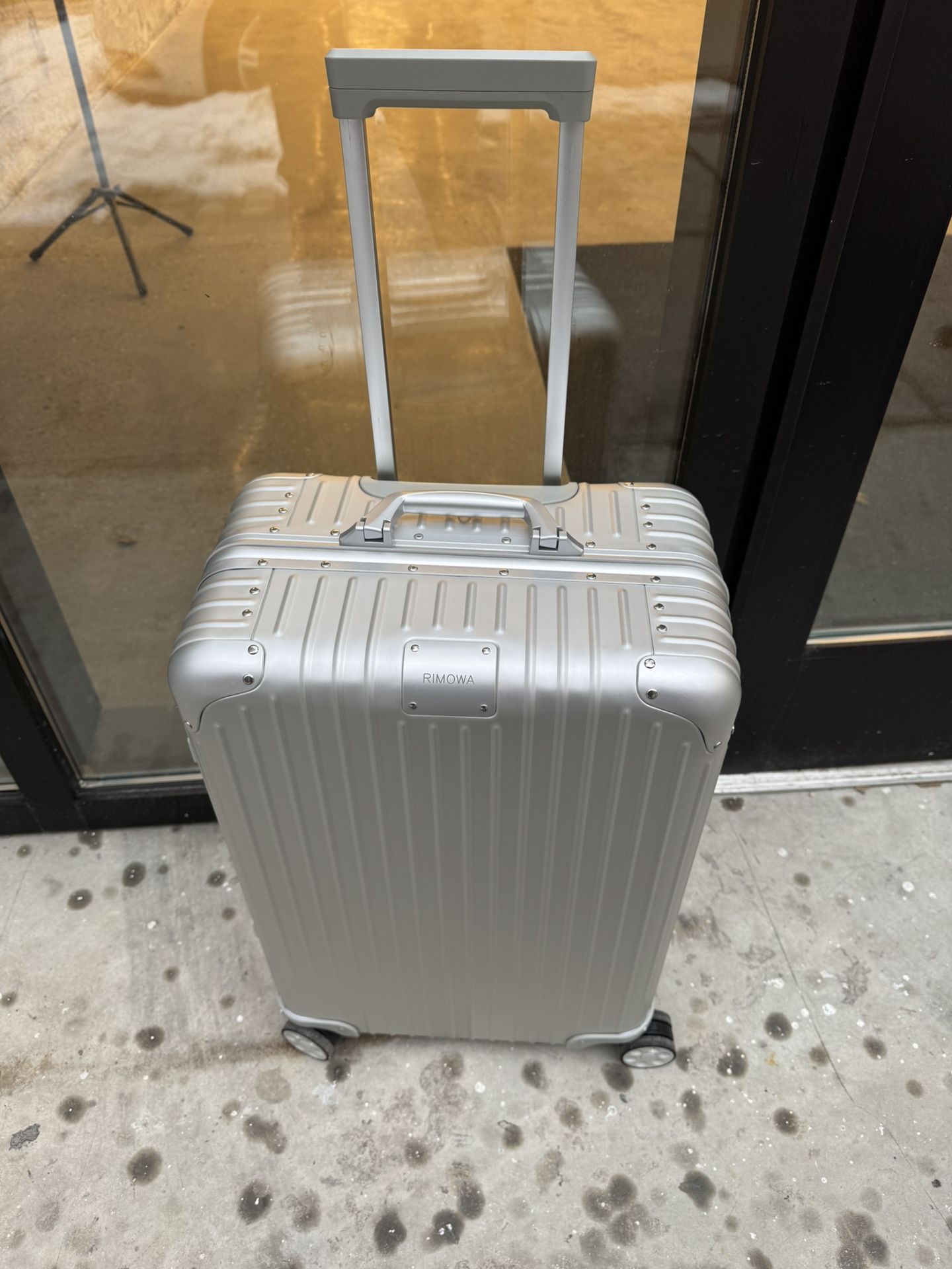 RIMOWA Luggage Original aluminum Check In M with receipt