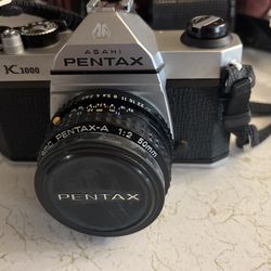 Pentax K1000 50mm SLR Camera
