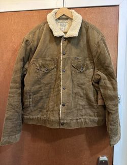 NWT $348 Polo Denim Supply men’s lined corduroy jacket