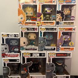 Funko Pop Bundle (12) Dragonball Z & Star Wars 