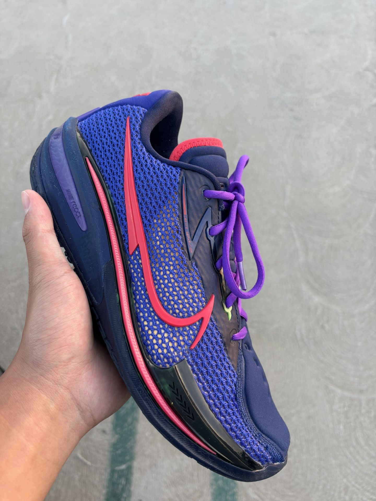 Gt cut 1 purple void size 9