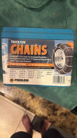 Heavy duty ice snow tire cable chains NEW