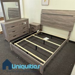 Grey 4 piece bedroom set