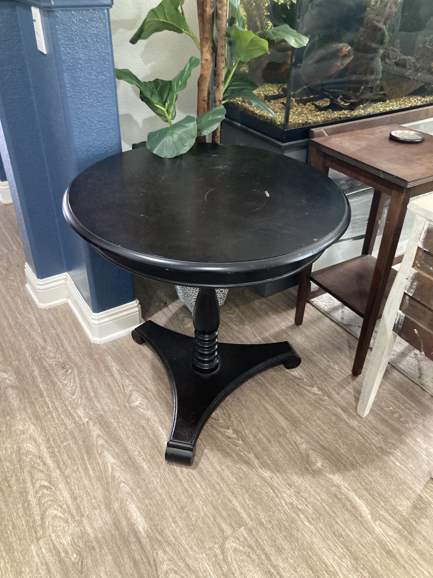 Black Wood Side Tables