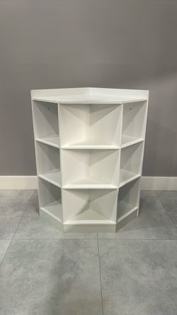 White Corner Shelf